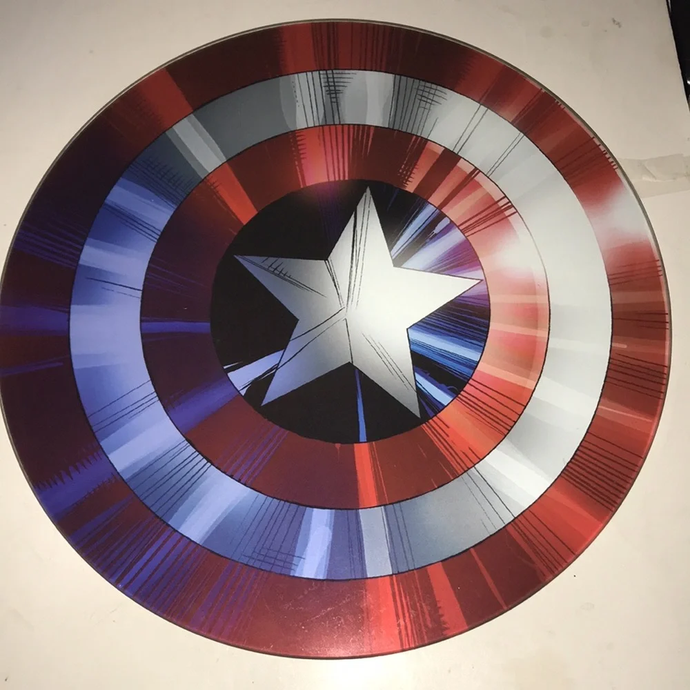 NIB Captain America Glass Cutting Board